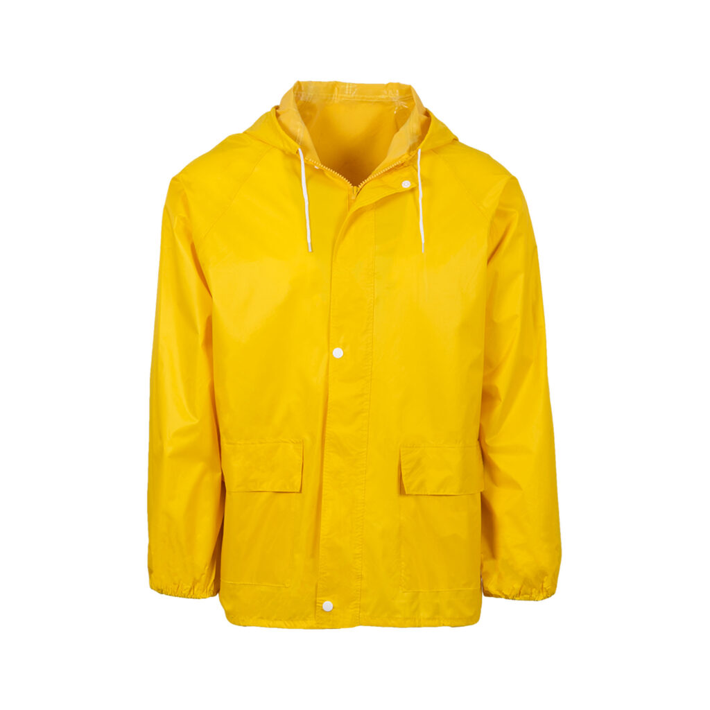 Rainsuit rubberised yellow