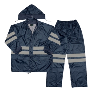 Polyester PVC Reflective Rain Suit